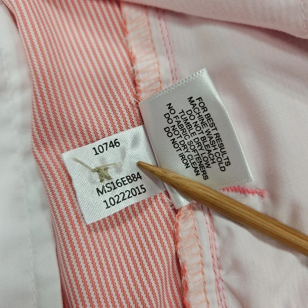 Peter Millar Wicking Golf Shorts Mens 42 Pink White 9